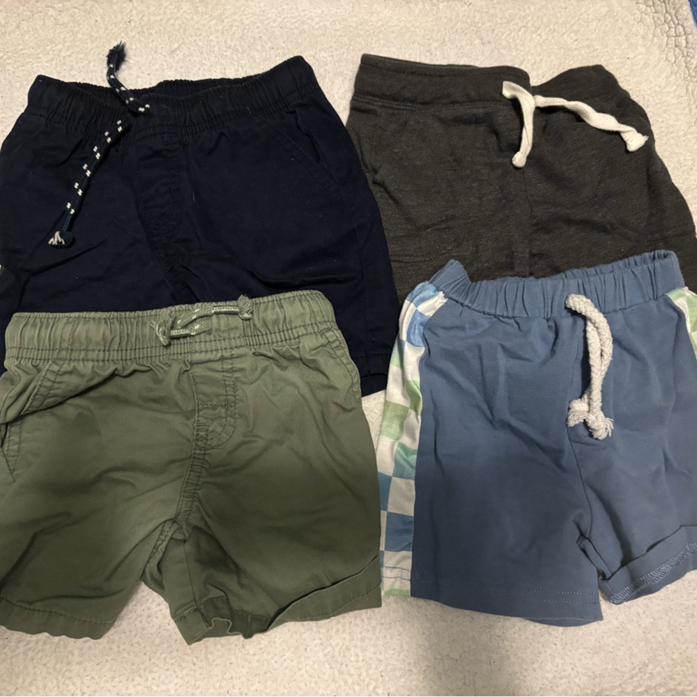 Kids Assorted Color Shorts Set
